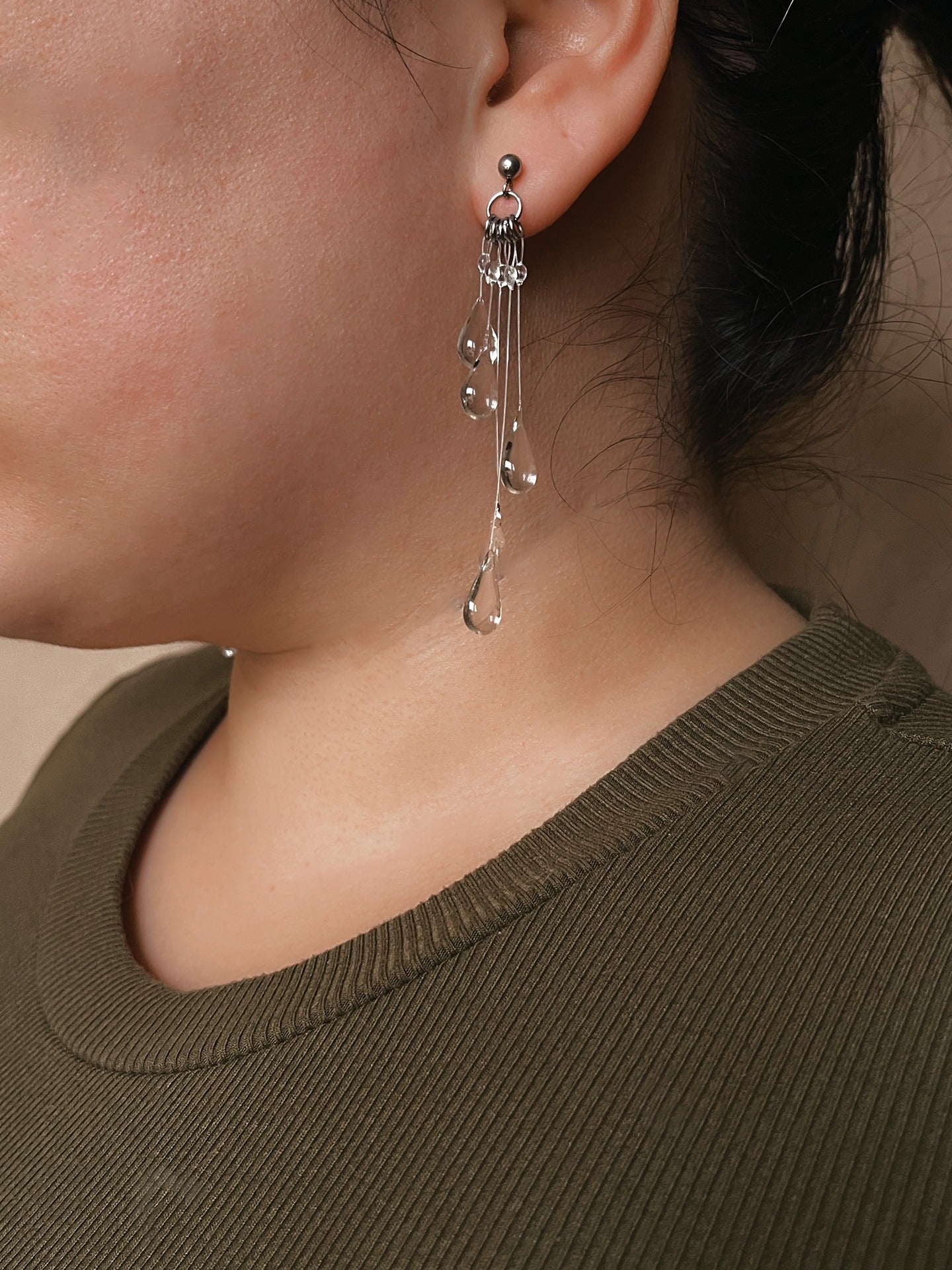 Falling Rain Earring