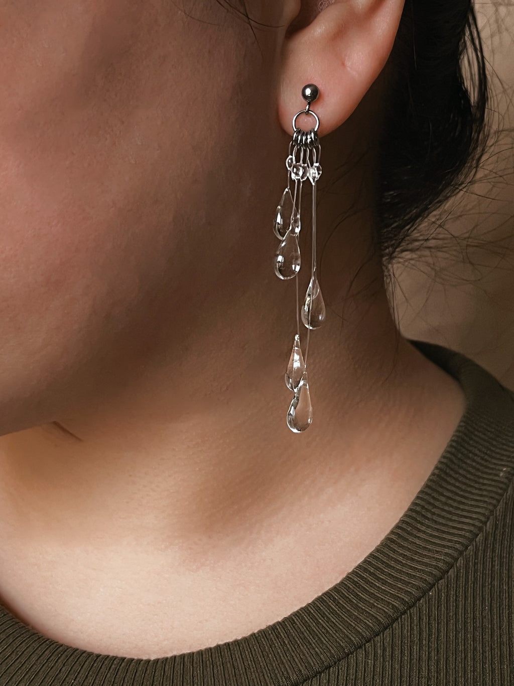 Falling Rain Earring
