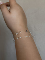 Serene Drops Tiered Bracelet