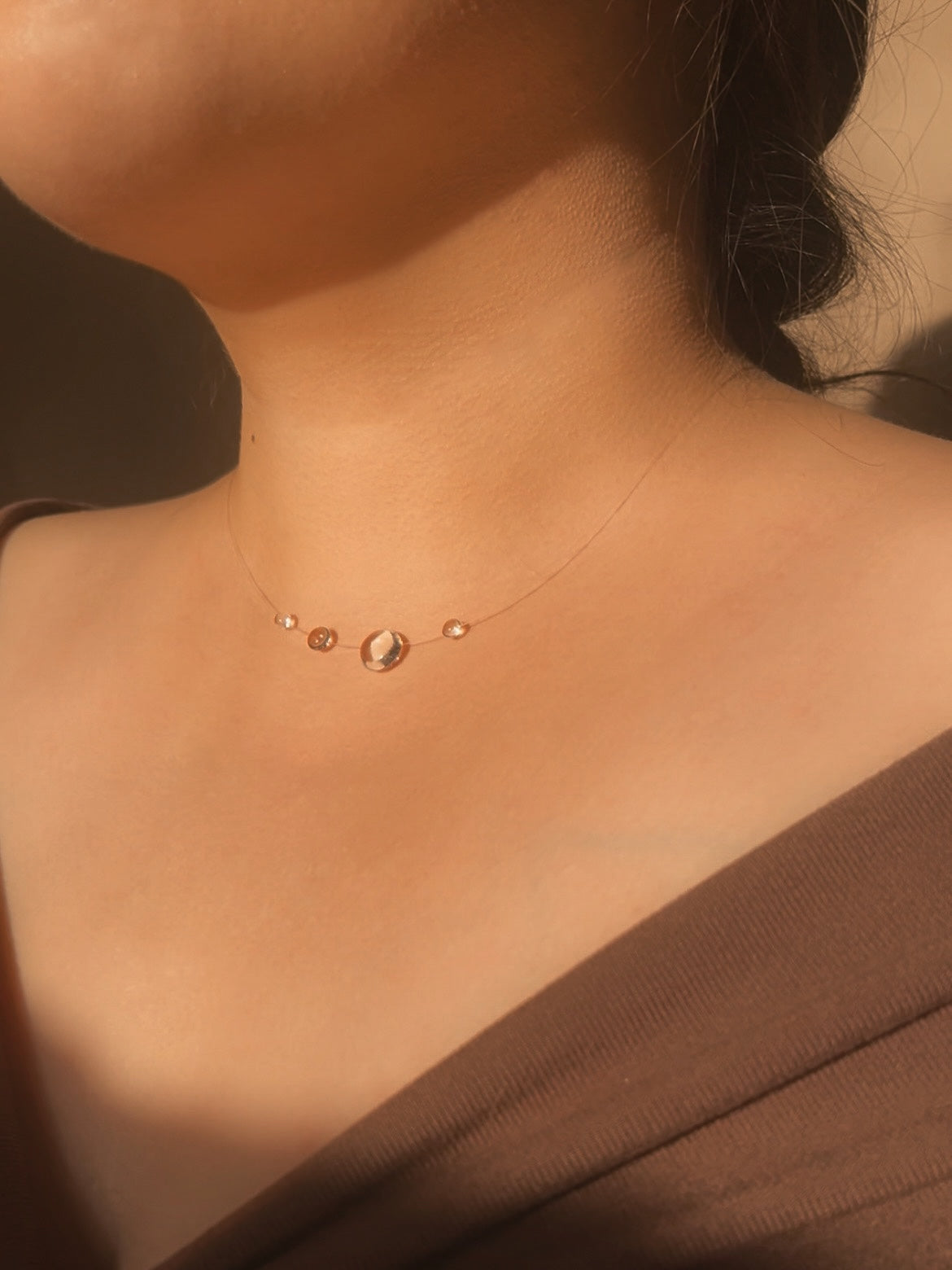 Silent Droplet Necklace