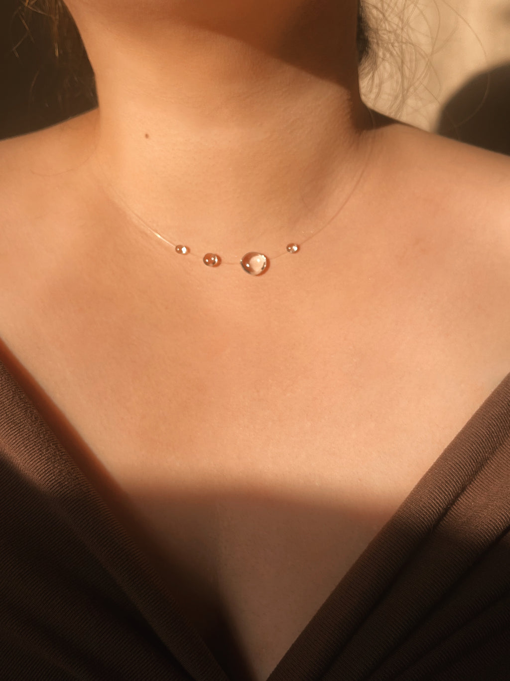 Silent Droplet Necklace