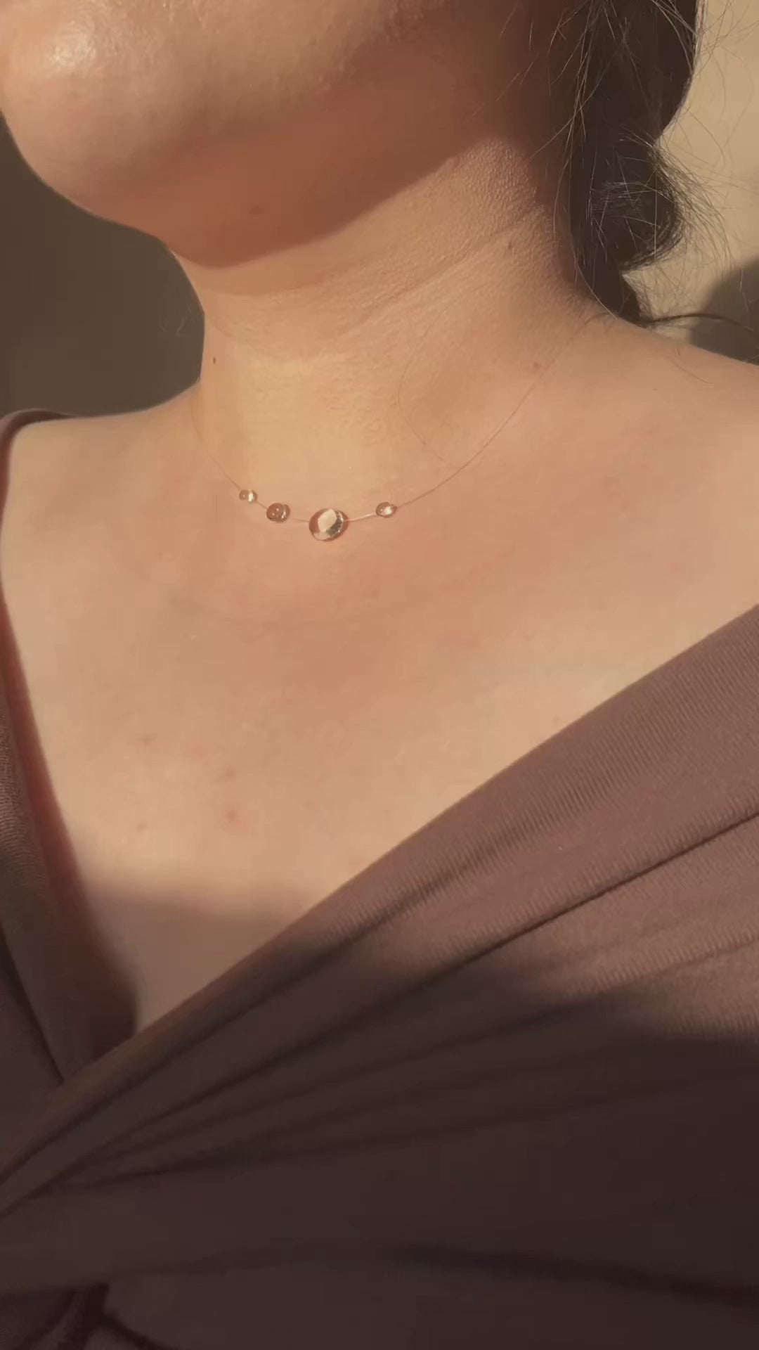 Silent Droplet Necklace