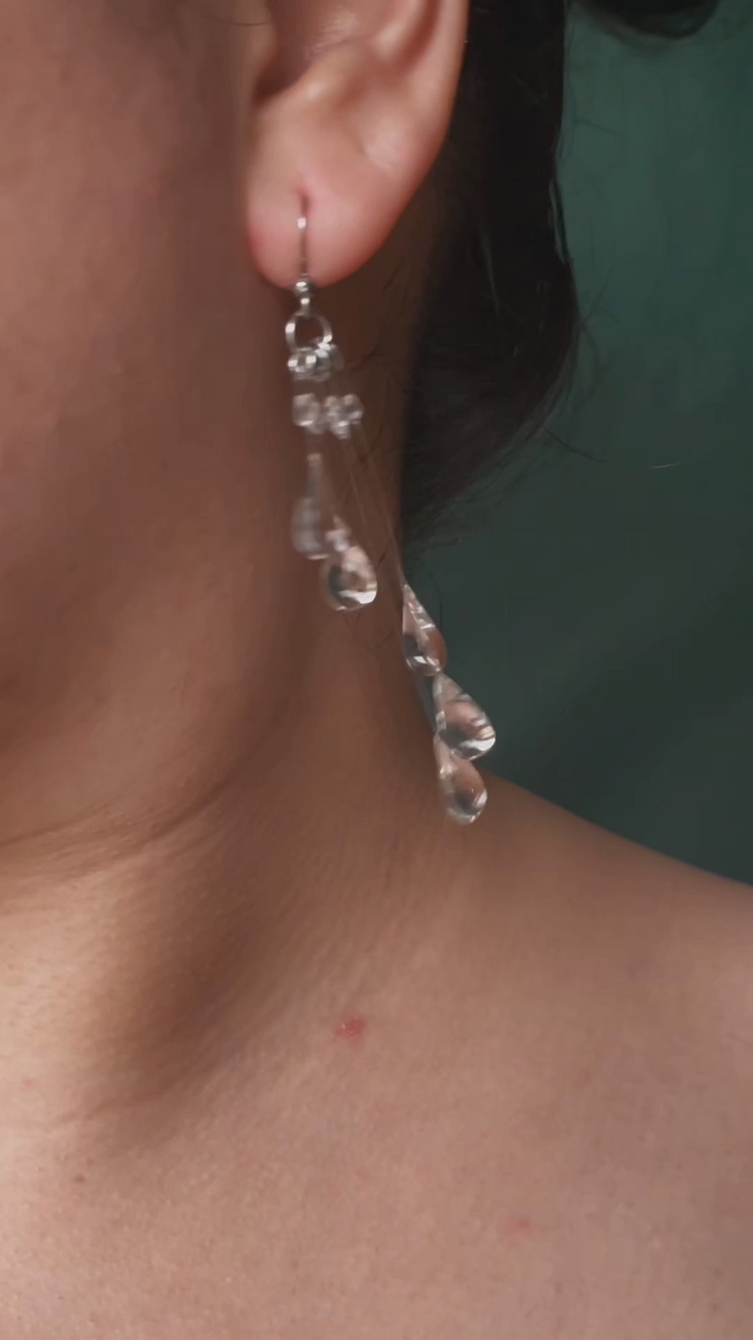 Falling Rain Earring