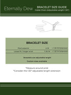 Serene Drops Tiered Bracelet